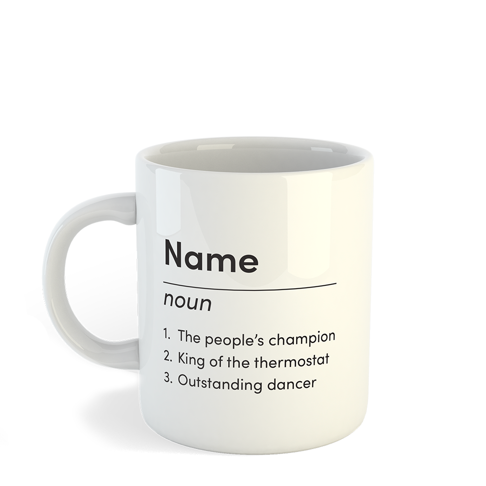 Personalised Mug - Noun - grüum